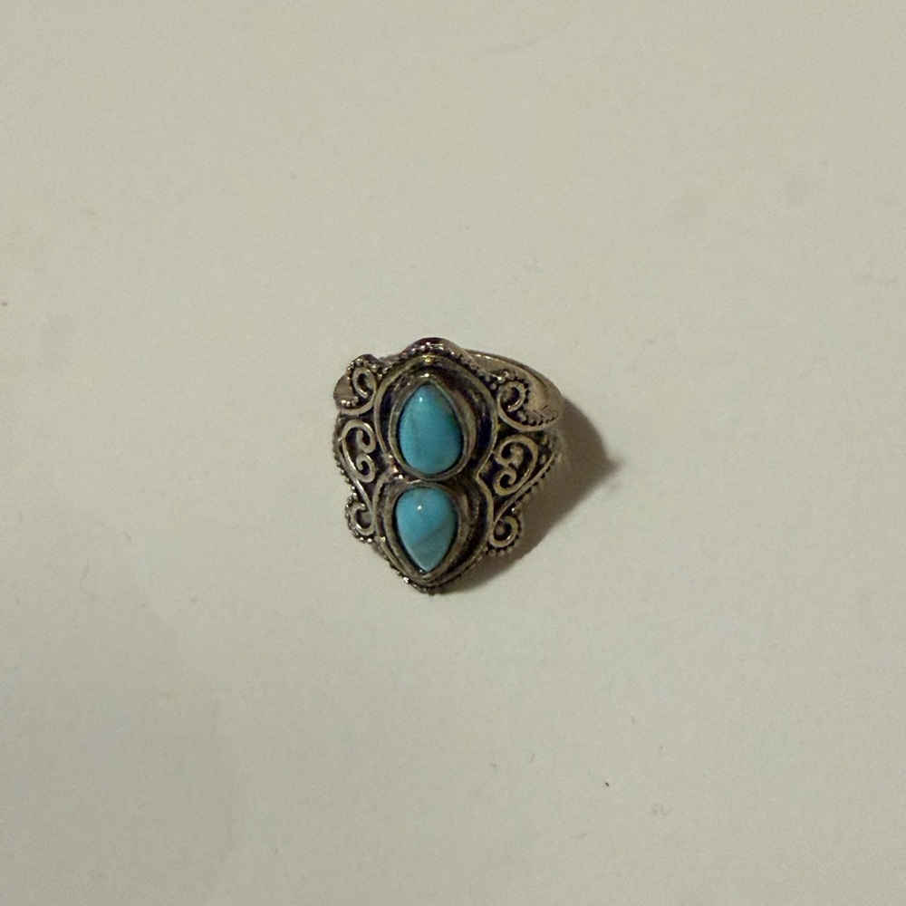 Turquoise Silver Women's Ring